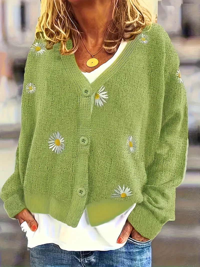 Irene | Elegant Knit Cardigan with Buttons