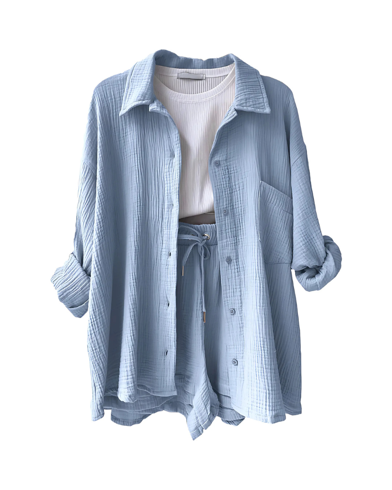 Phoebe | Cotton Shorts Set