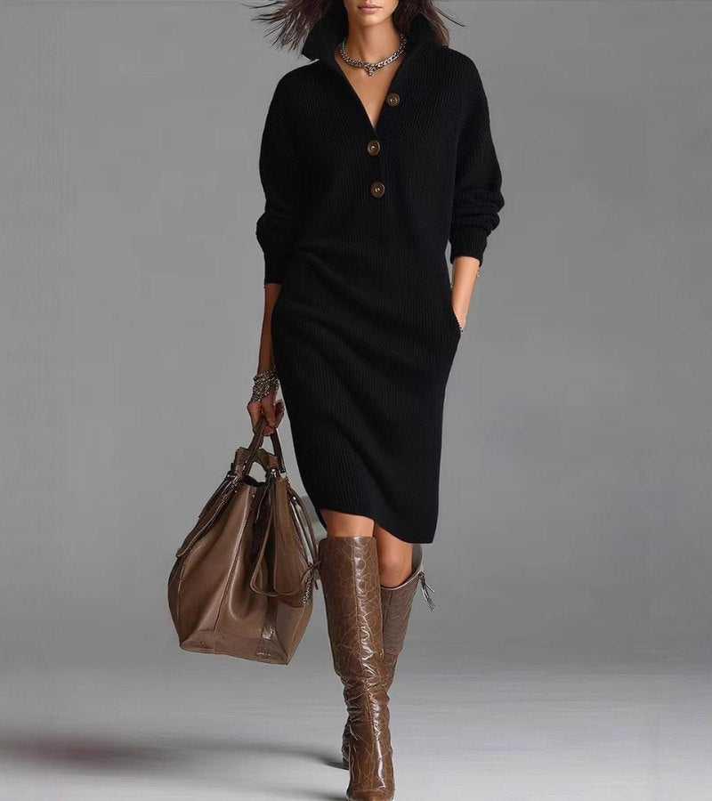 Lottie | Warm Knit Dress, Elegant and Comfortable