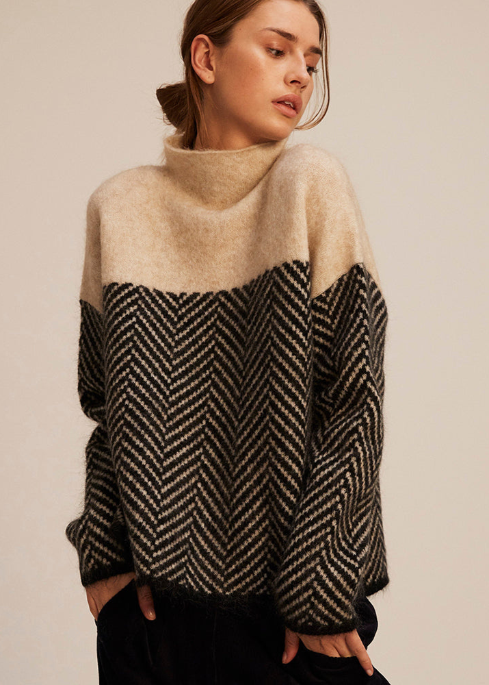 Tamsin | Cotton Turtleneck Sweater