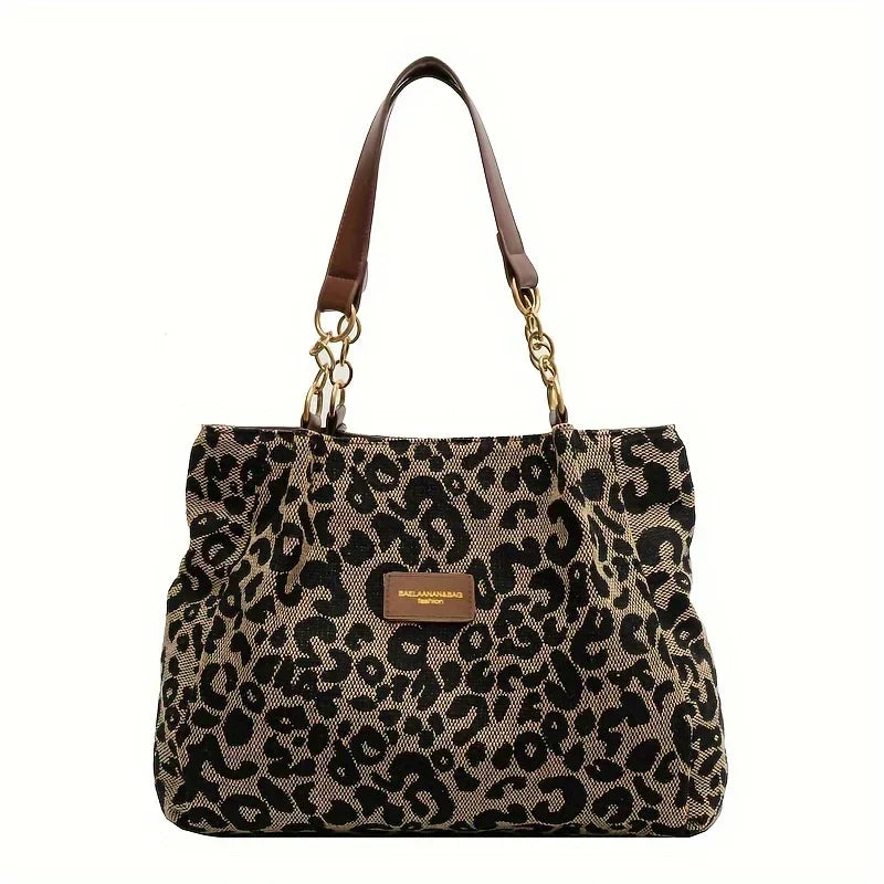 Tavira | Leopard Charm Tote
