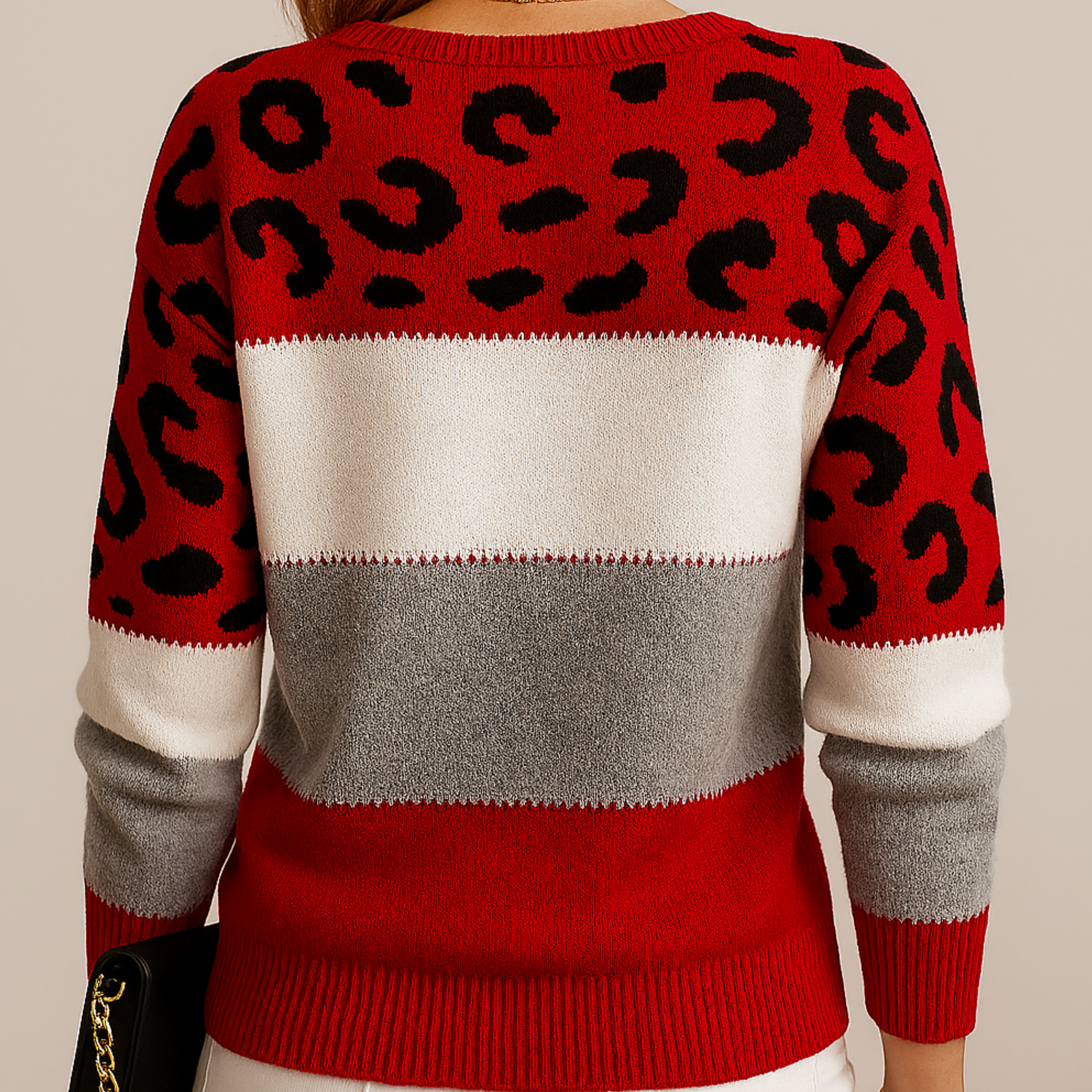 Jessica™ | Leopard Elegance Sweater