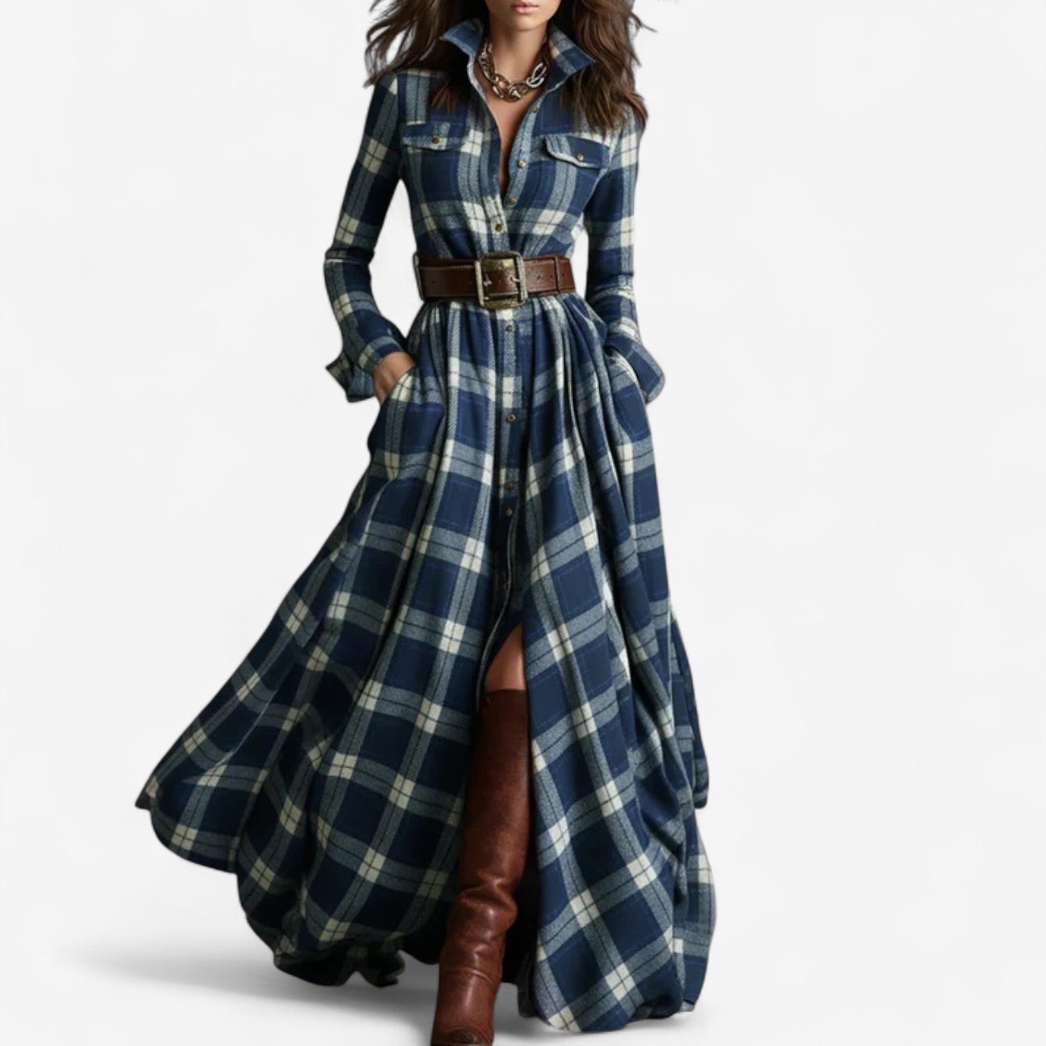 Rosie™ Timeless Check Maxi