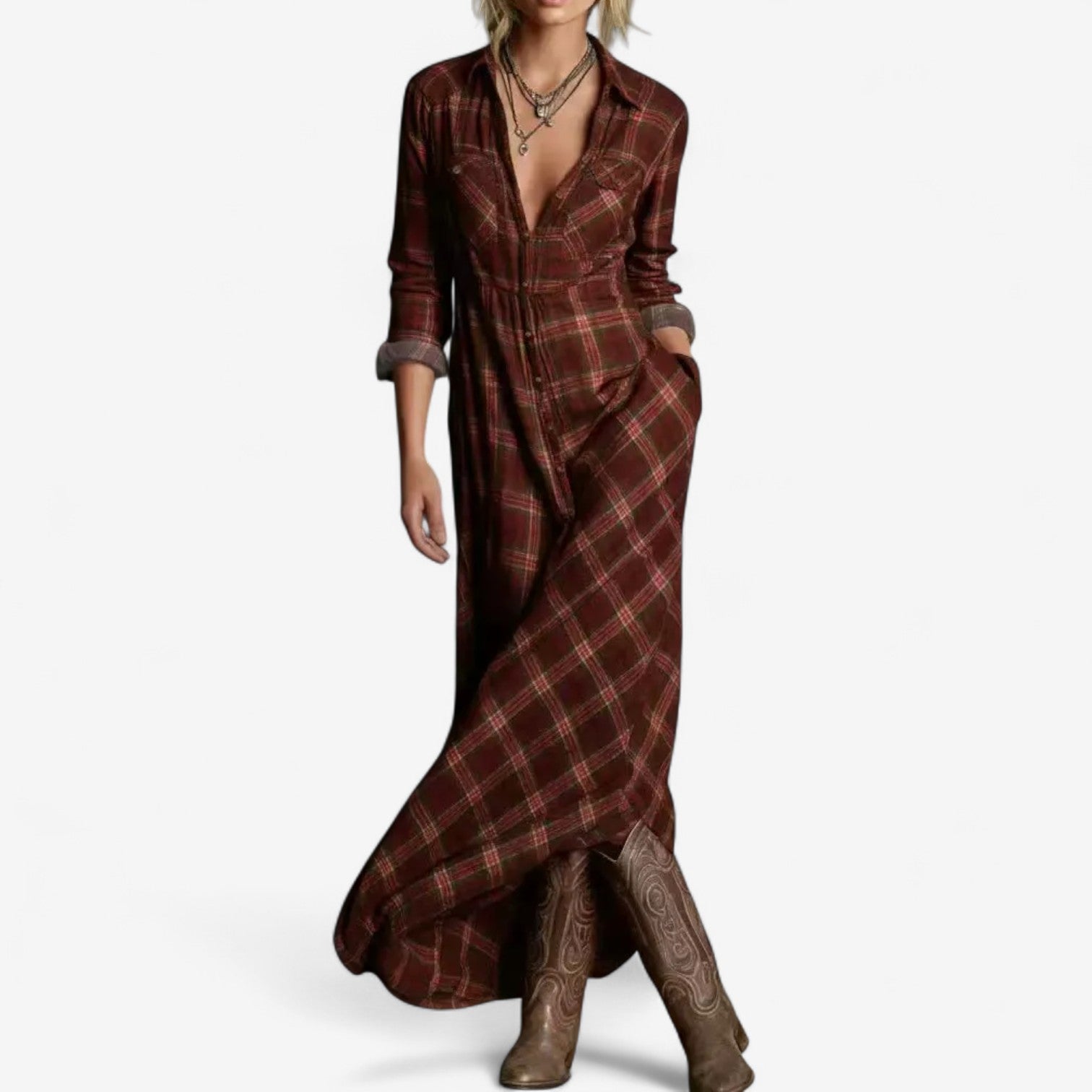 Louise™ Timeless Maxi Shirt Dress