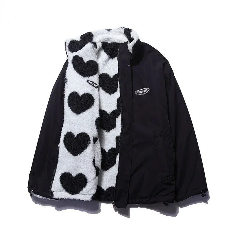Elspeth | Reversible Heart Jacket