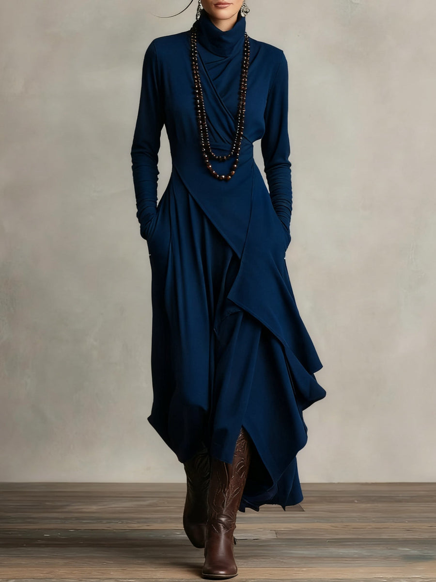 Isabella – Asymmetrical Tunic Maxi Dress
