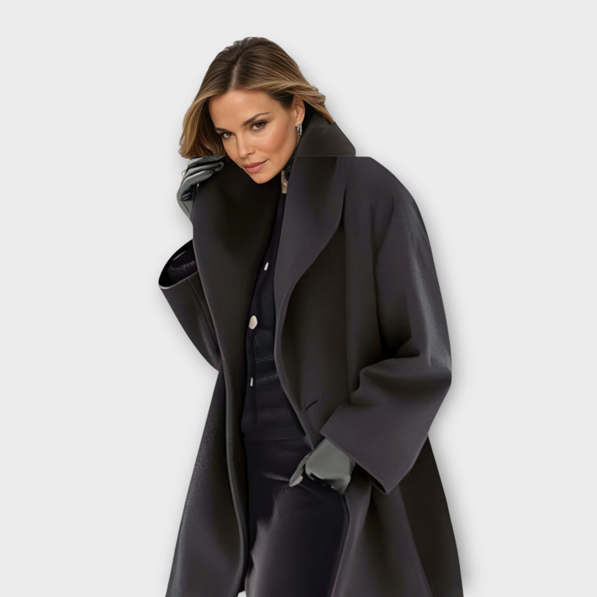 Emma - Premium Windproof Wool Coat