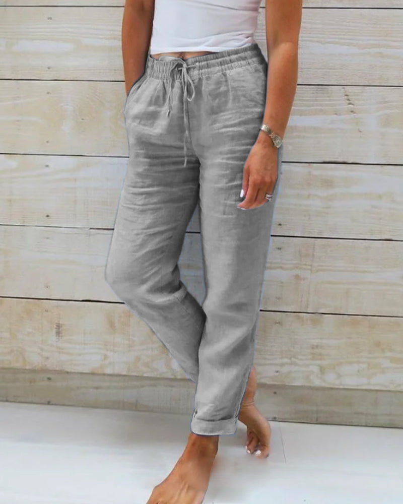 Averie | Relaxed Drawstring Trousers