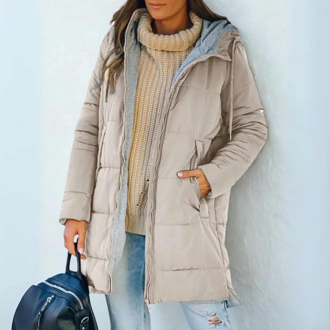 Lucy | Cozy Hooded Winter Coat