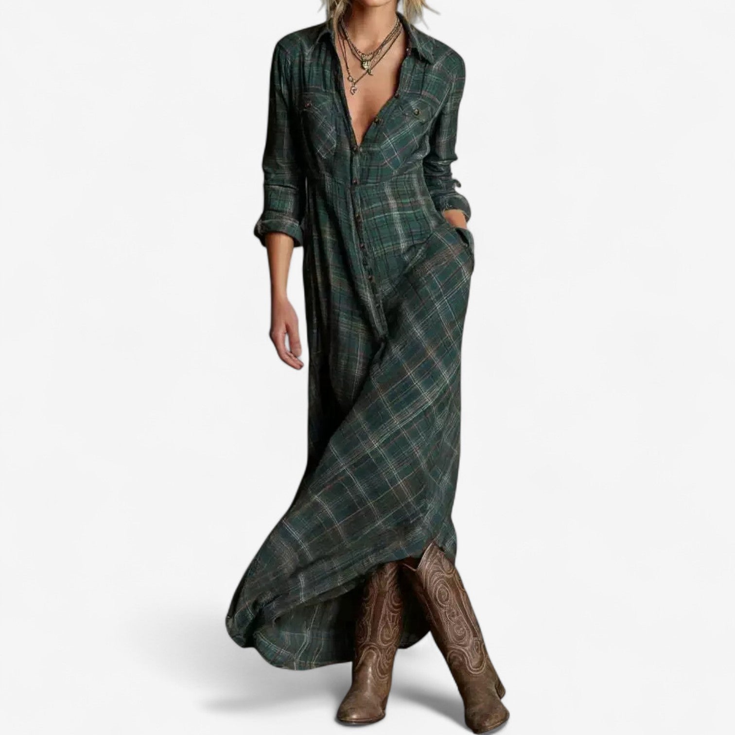 Louise™ Timeless Maxi Shirt Dress