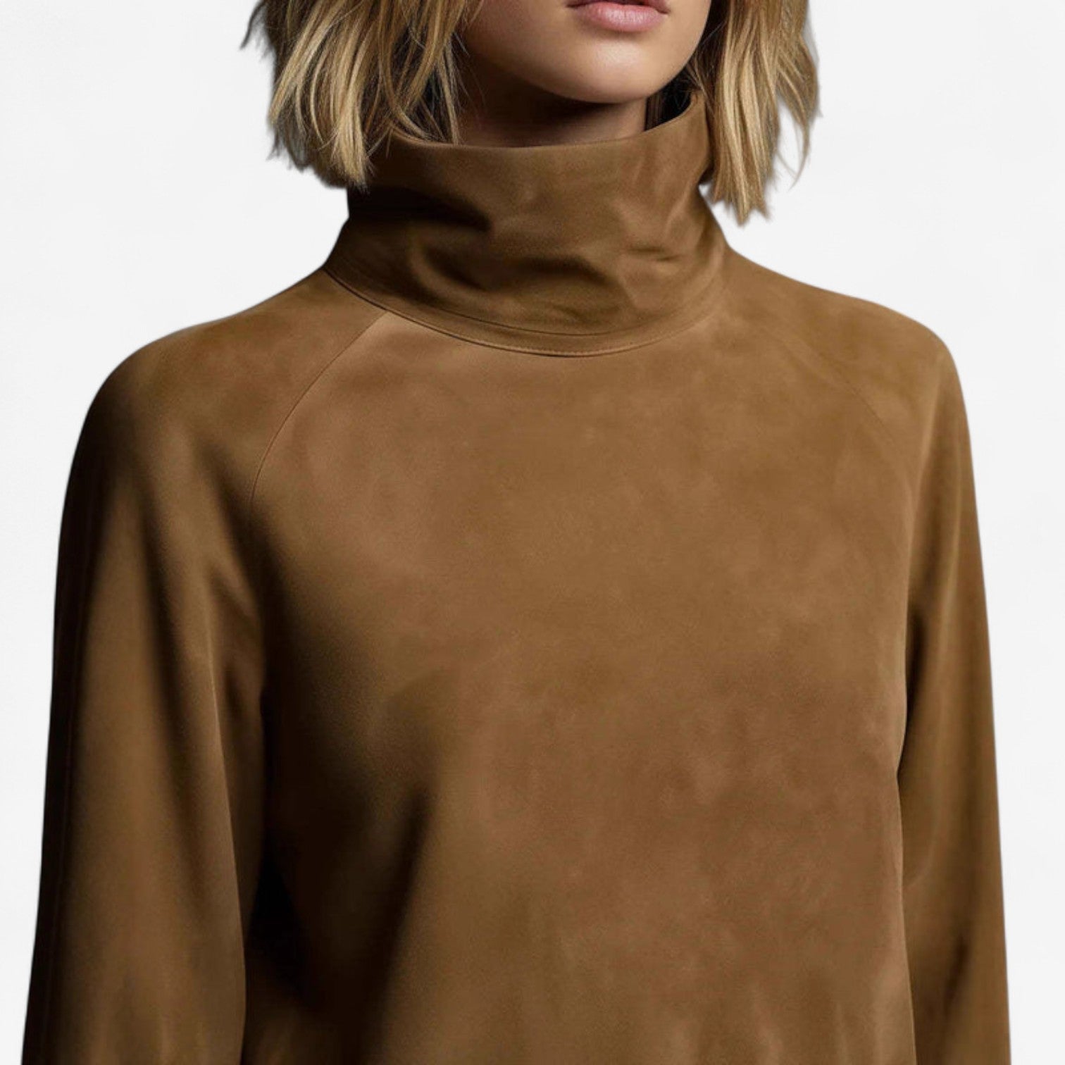 Jocelyn™ Mini Dress with High Collar