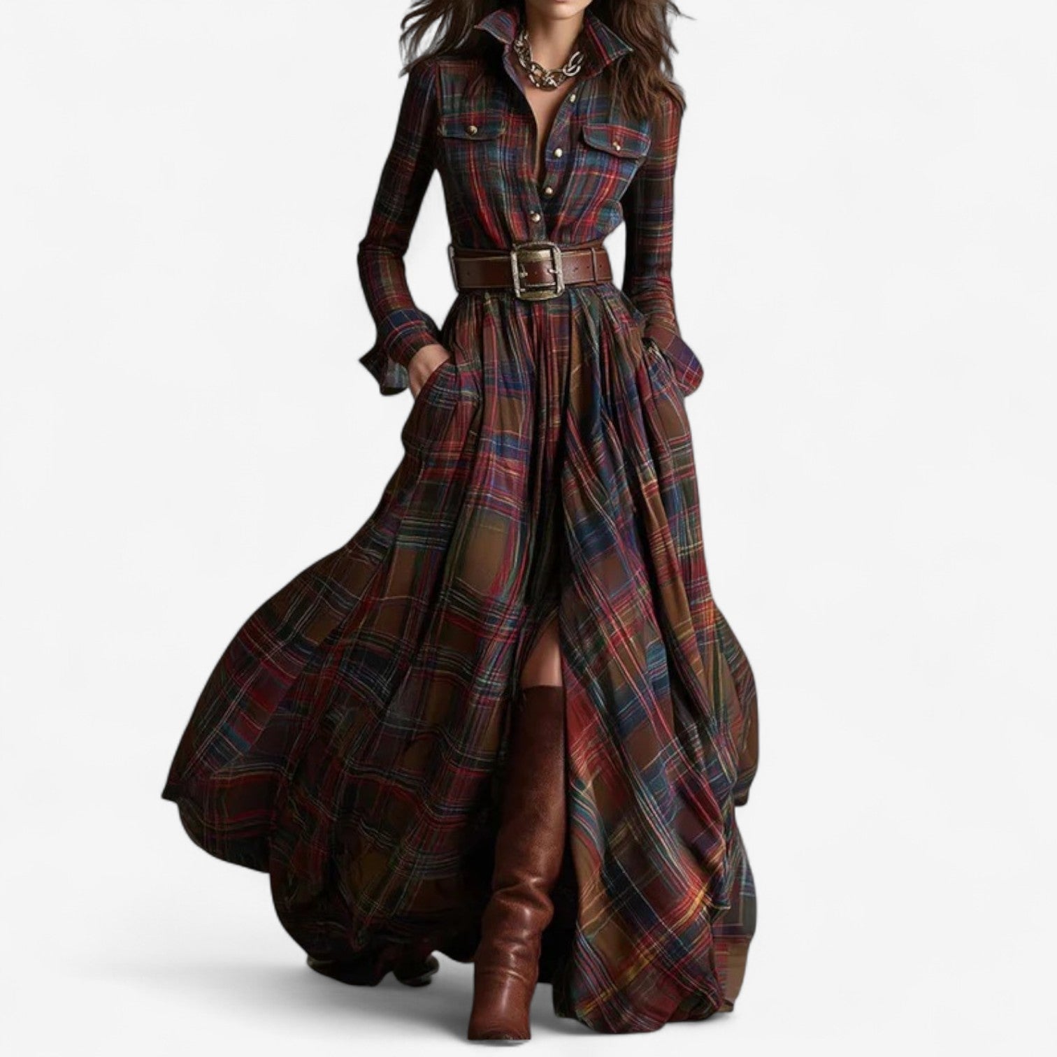 Rosie™ Timeless Check Maxi