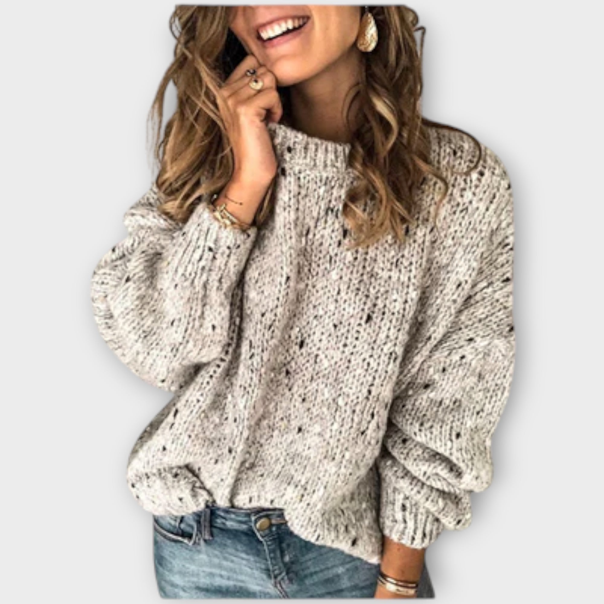 Ilyssa | Retro Knit Sweater